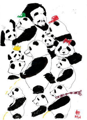 Hin Sketch-Pandas