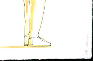 RUN Sketch-Man Standing (Detail Signature)