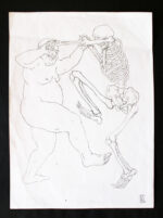 UNGA Sketch-Dancing Man and Skeleton