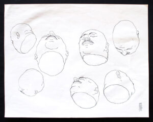 UNGA Sketch-Falling Heads