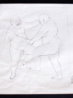 UNGA Sketch-Two Dancing Men