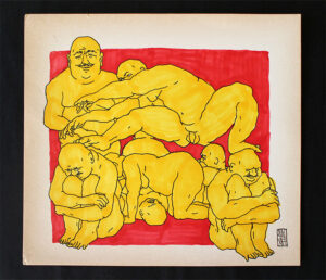 UNGA sketch-Yellow Fat Guys
