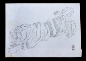 Deso Sketch-Sliced Tiger